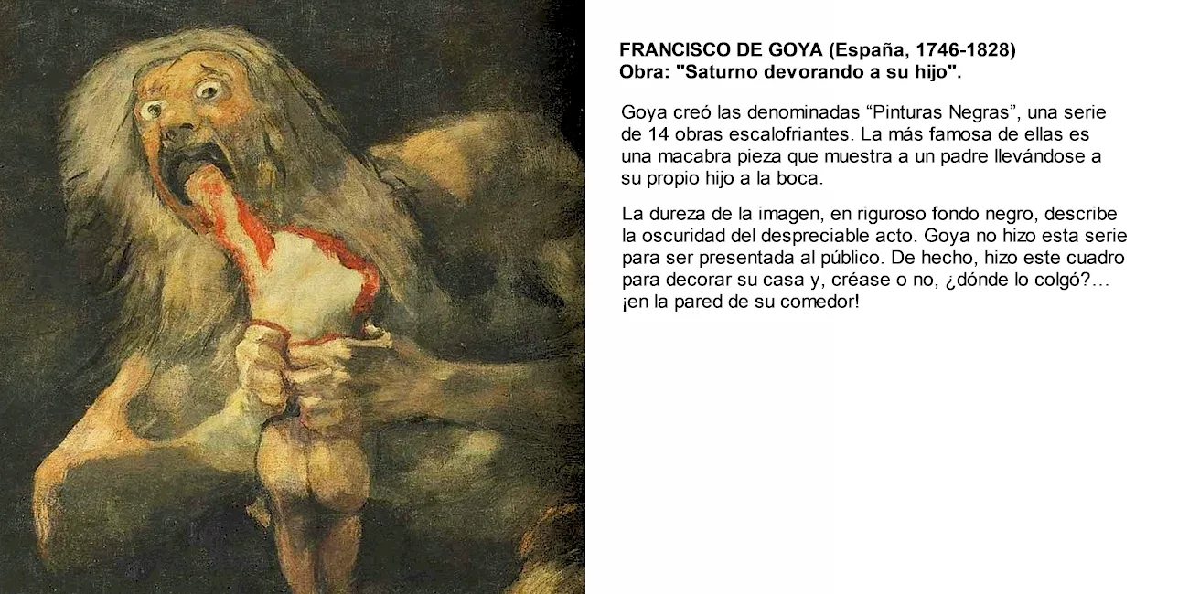 HALLOWEEN — artegotico/06 Goya SaturnoDevorandoAsuHijo