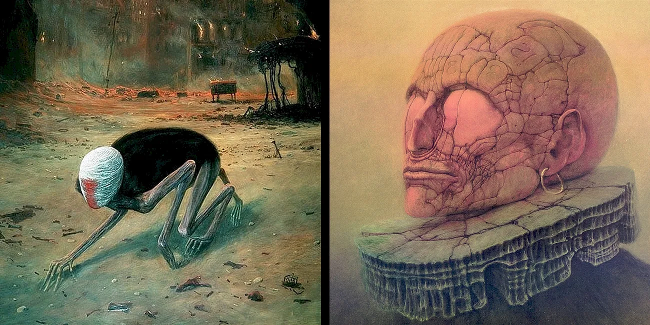 HALLOWEEN — misterios/17 ZdzislawBeksinski3 AtaqueNuclear