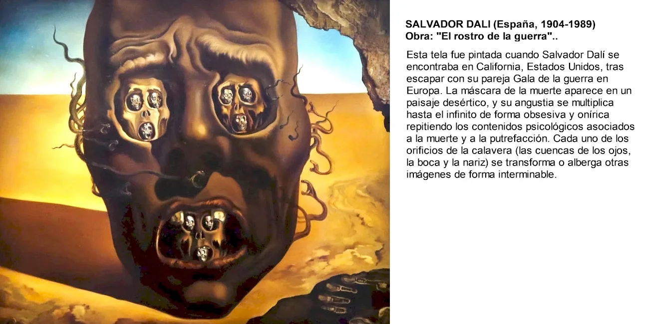 HALLOWEEN — terror/08 SalvadorDali ElRostroDeLaGuerra