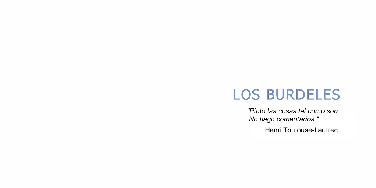 LAUTREC — 20 burdeles