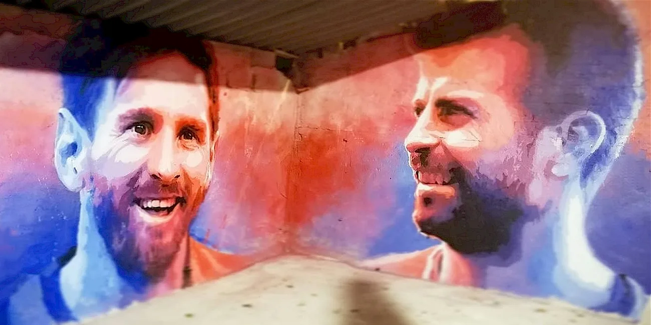 MESSI — 20 SPAIN LeoMessi GerardPique