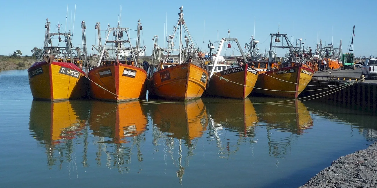 PUERTO MADRYN — 12 BarcosPesca PtoPiramides