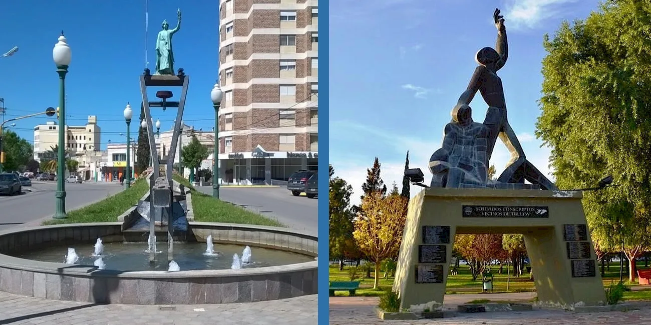 TRELEW — 10a FuenteLibTrabajo MonCaidosGuerraMalvinas