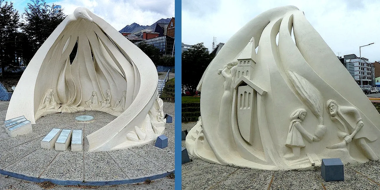 USHUAIA — 38 MonumentoAntiguosPobladores