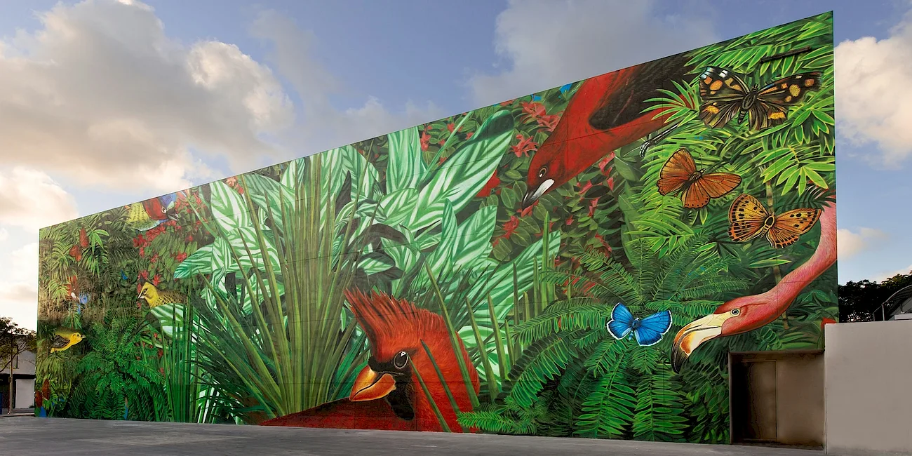 BAHAMAS — 02c mural selva