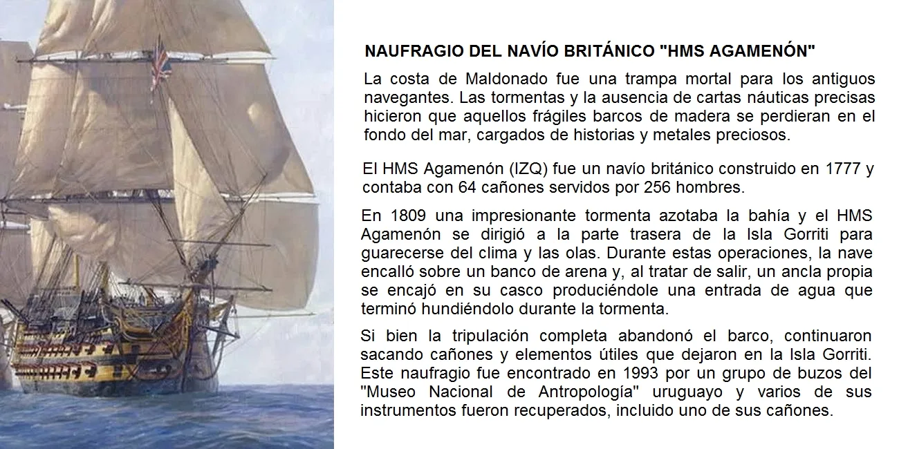 LOBOS Y GORRITI — 47 HMS Agamenon
