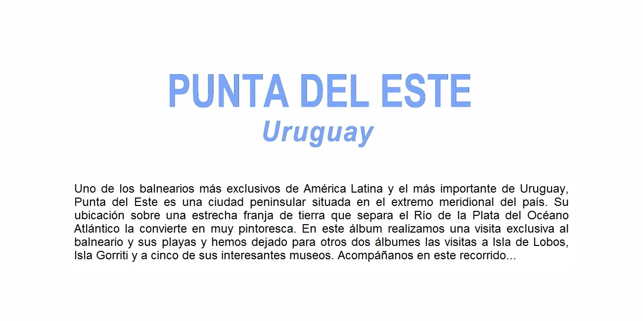 PUNTA DEL ESTE — 00